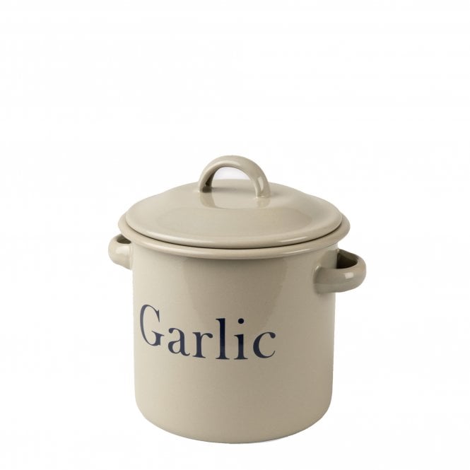 Garden Trading Enamel Truffle Garlic Storage Pot