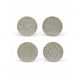 Fiskardo Clay Coasters Set of 4