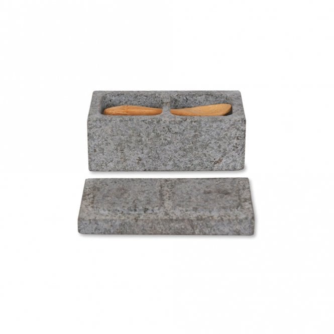 Garden Trading Granite Salt and Pepper Pinch Pot