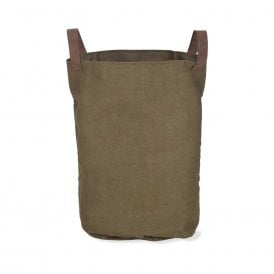 Green Classic Canvas Leaf Bag