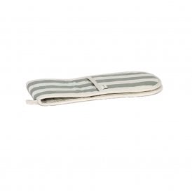 Harlton Rosemary Wide Stripe Oven Gloves