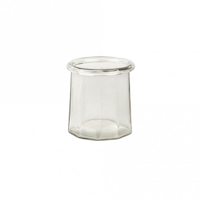 Garden Trading Ilsley Recycled Glass Roll Top Candle Holder