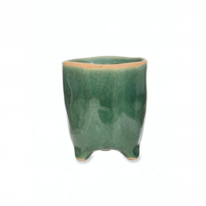 Garden Trading Positano Forest Green Ceramic Pot 7.2cm