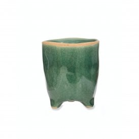 Positano Forest Green Ceramic Pot 7.2cm