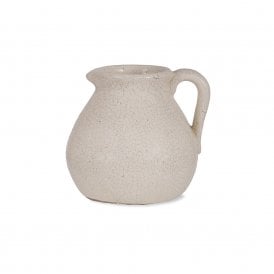 Ravello White Flower Jug