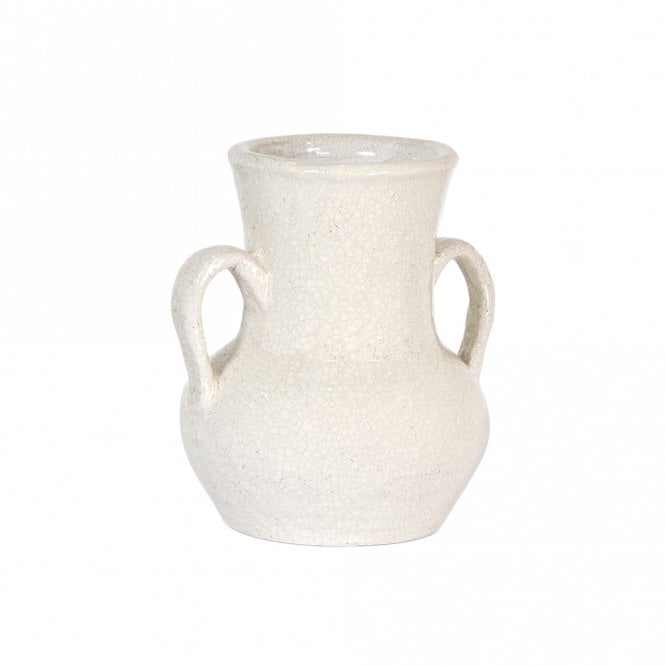 Garden Trading Ravello White Vase with Handles