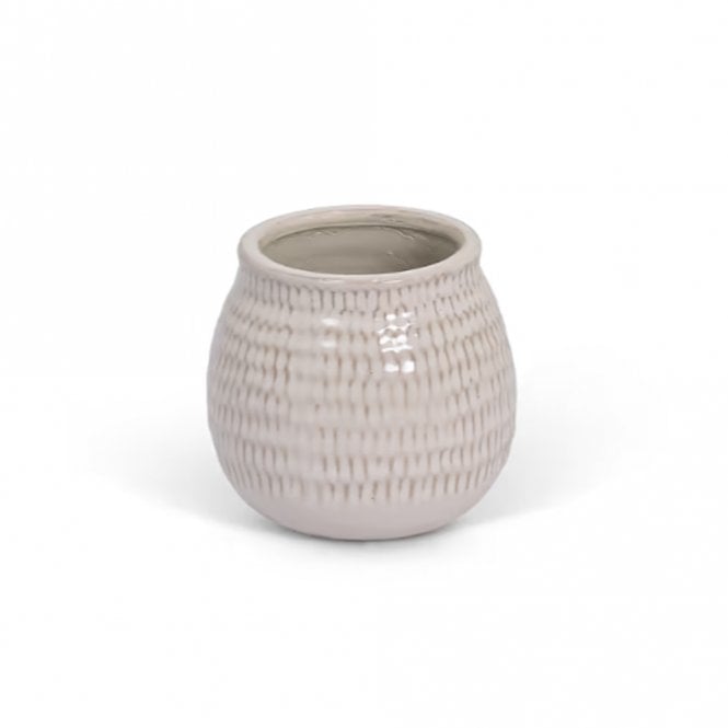 Garden Trading Winkleigh White Pot 12cm