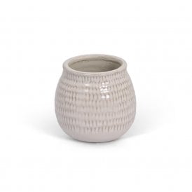 Winkleigh White Pot 12cm
