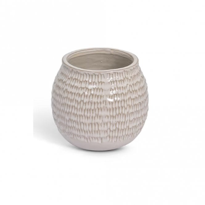 Garden Trading Winkleigh White Pot 14.5cm