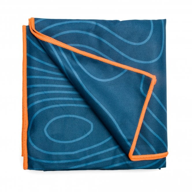 Gentlemen's Hardware The Adventure Begins Blue Travel Towel