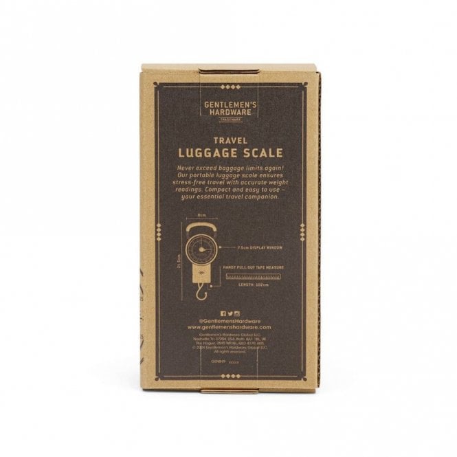 Gentlemen's Hardware Travel Luggage Scale