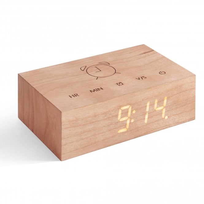 Gingko Design Cherry Flip Click Clock