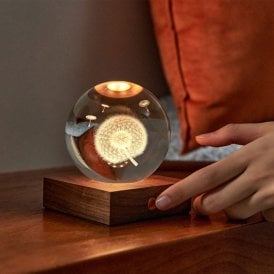 Dandelion Amber Crystal Light