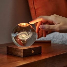 Galaxy Amber Crystal Light
