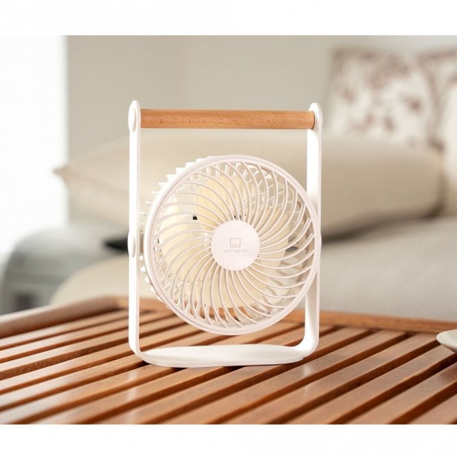 Gingko Design Lunar White Lyra Portable Fan