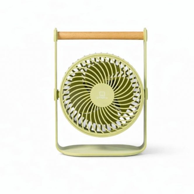 Gingko Design Olive Green Lyra Portable Fan 