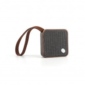 Walnut MI Square Pocket Bluetooth Speaker