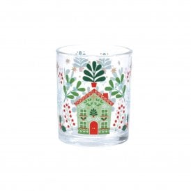 Alpine House Glass Tealight Holder - Small