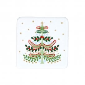 Alpine Tree Porcelain Coaster