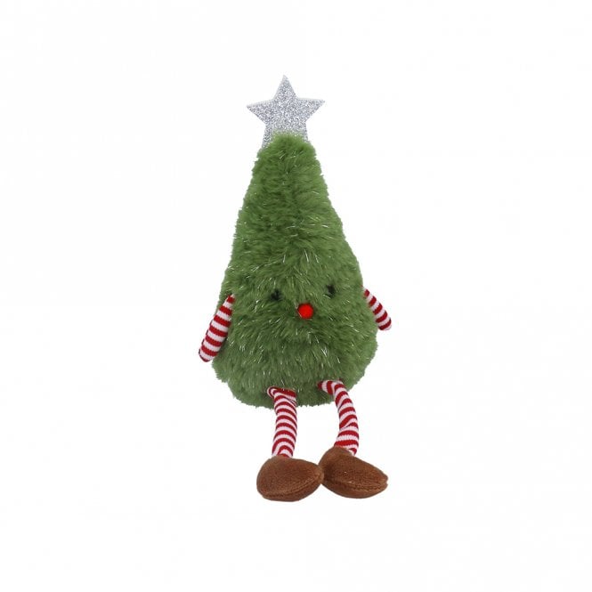 Gisela Graham Christmas Tree Man Fabric Shelf Sitter