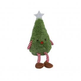 Christmas Tree Man Fabric Shelf Sitter