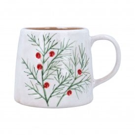 Fir and Berries Ceramic Mug