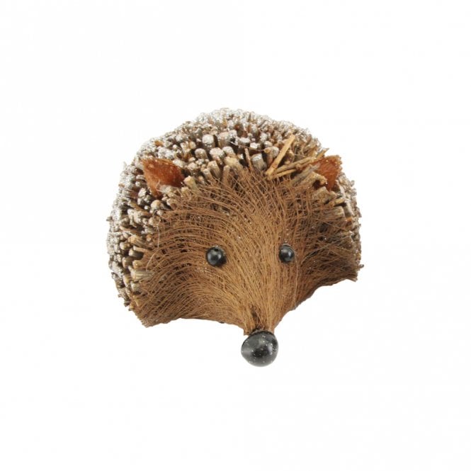 Gisela Graham Glitter Hedgehog Christmas Decoration Large