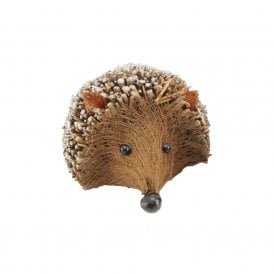 Glitter Hedgehog Christmas Decoration Large