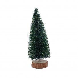 Green Bristle Tree With Stars Decoration