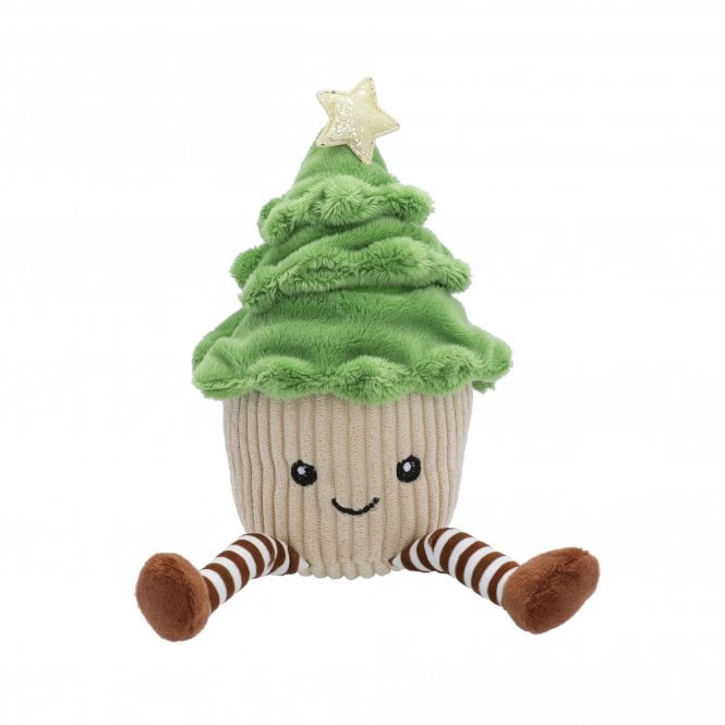 Gisela Graham Happy Festive Potted Tree Plush Toy
