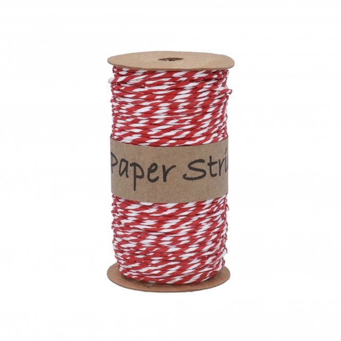 Gisela Graham Red and White Paper String Spool