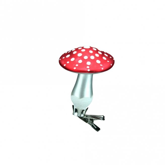 Gisela Graham Red and White Toadstool Clip On Decoration