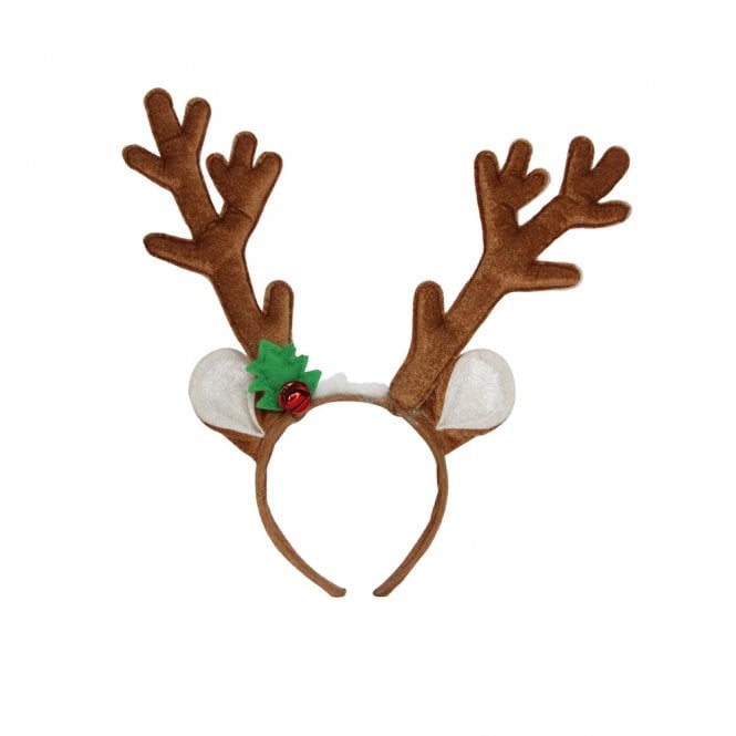 Gisela Graham Reindeer Antlers Festive Headband