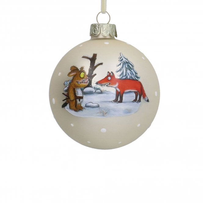 Gisela Graham The Gruffalo's Child With Fox Glass Bauble