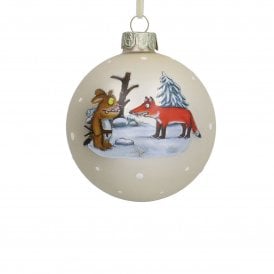The Gruffalo's Child With Fox Glass Bauble