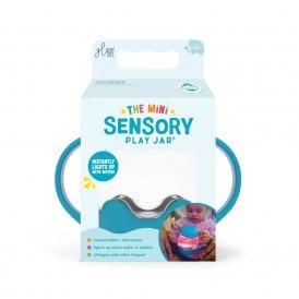Blue Mini Sensory Play Jar