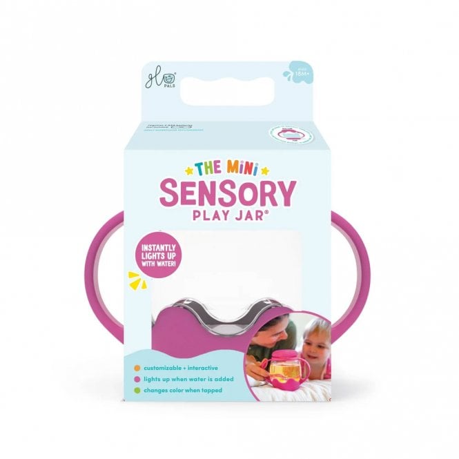 Glo Pals Pink Mini Sensory Play Jar