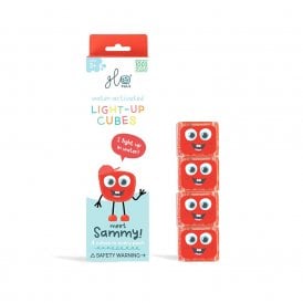Red Light up Sensory Cubes - Sammy