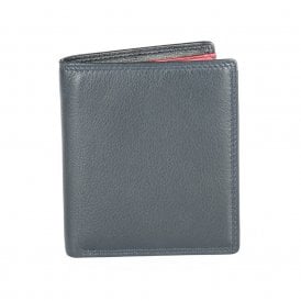 Gents Leather Notecase - Black Storm