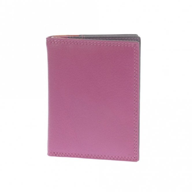 Golunski Ladies Leather Credit Card Holder - China Rose