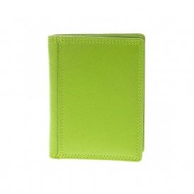 Ladies Leather Credit Card Holder - Lime