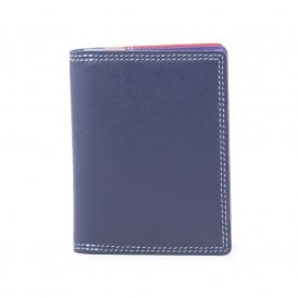 Ladies Leather Credit Card Holder - Sky