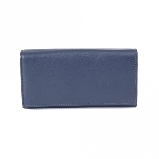 Golunski Ladies Leather Navy Wallet Purse
