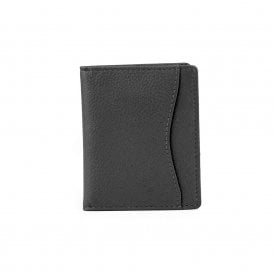 Ladies Leather Travel Card Holder - Black