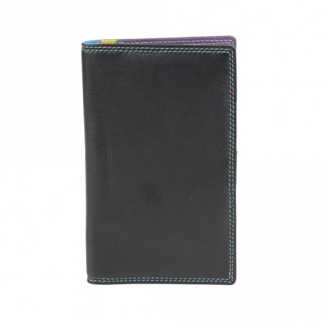 Golunski Ladies Leather Wallet Purse - Black Tropical
