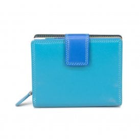 Ladies Leather Wallet Purse - Glacier