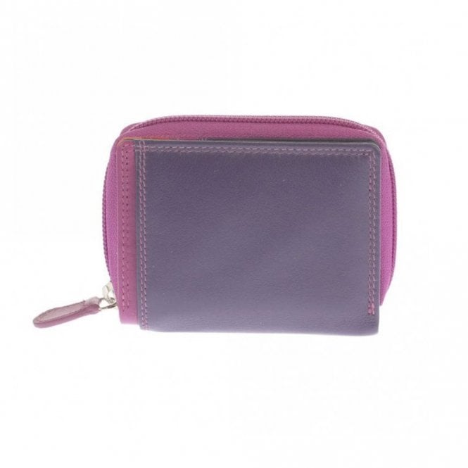 Golunski Ladies Leather Zip Wallet Purse - China Rose