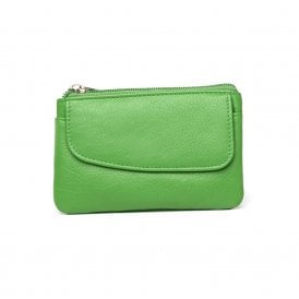 Ladies Nappa Leather Green Coin Purse
