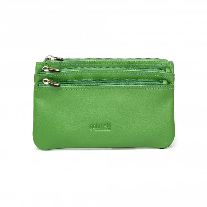 Golunski Ladies Nappa Leather Medium Coin Purse - Green