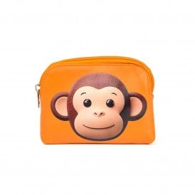 Orange Monkey Coin Purse